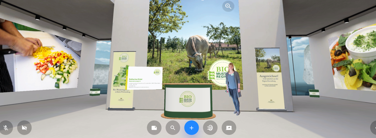 virtueller Marktplatzstand Bio-Musterregion