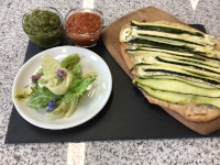 Sommermenü aus Zutaten der Bio-Musterregion