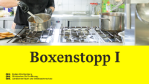 Boxenstopp I
