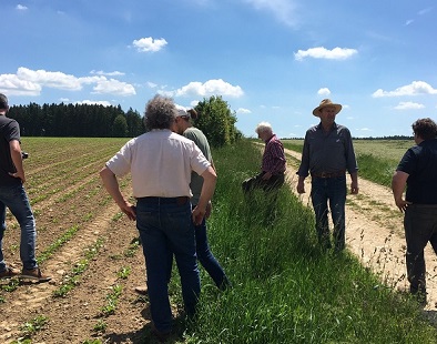 Landwirte auf dem Acker