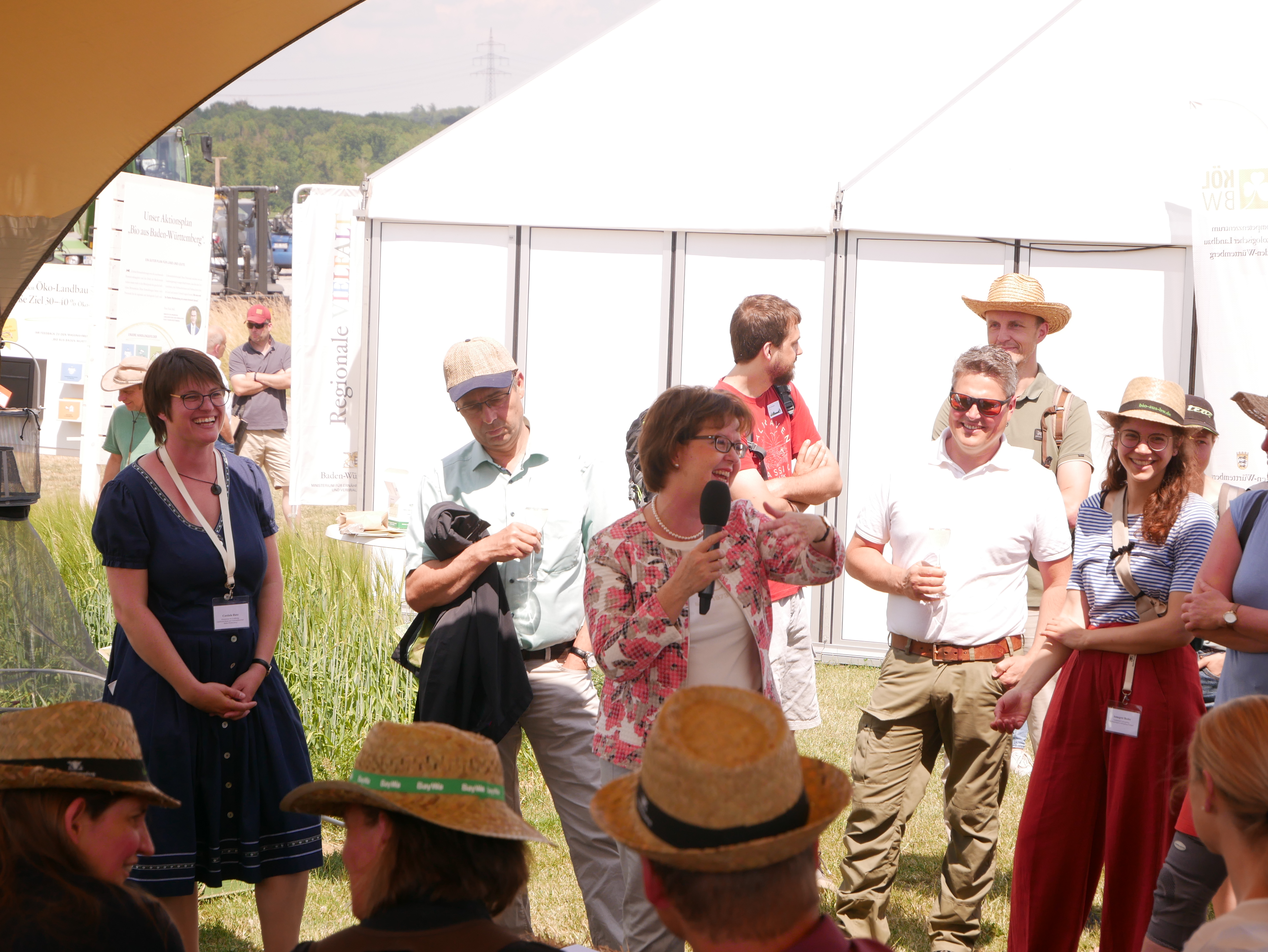 Empfang mit Ministerialdirektorin Grit Puchan