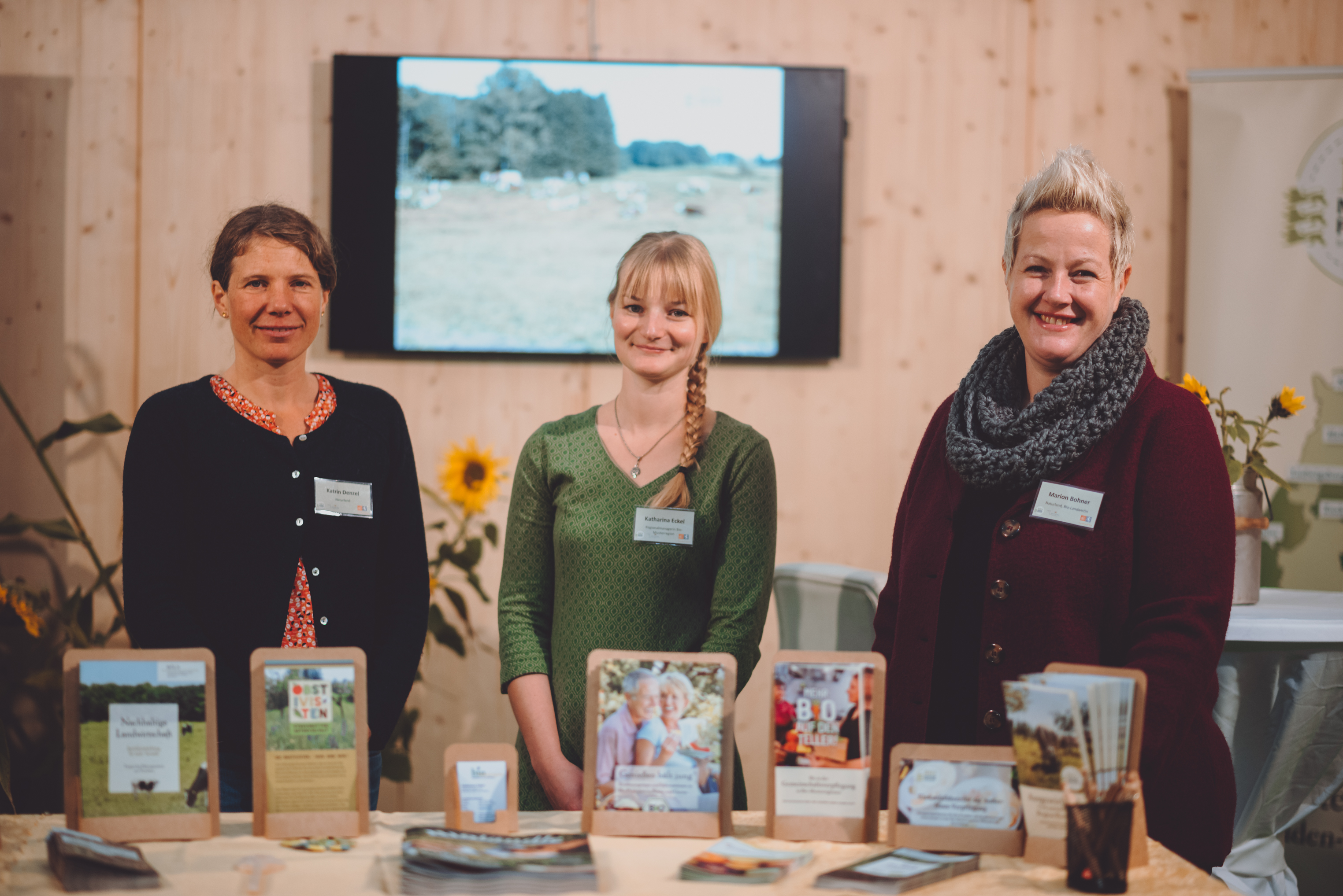 Stand der Bio-Musterregion bei der Oberschwabenschau