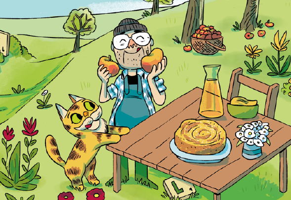 Kater Leopold und Bauer Arnold